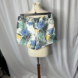 Hurley Tropical Floral Shorts Size M | Beach Board Shorts